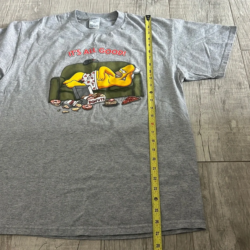 Vintage 2002 Men’s The Simpsons “IT’S ALL GOOD” T-Shirt Lazy Sunday Couch Potato
